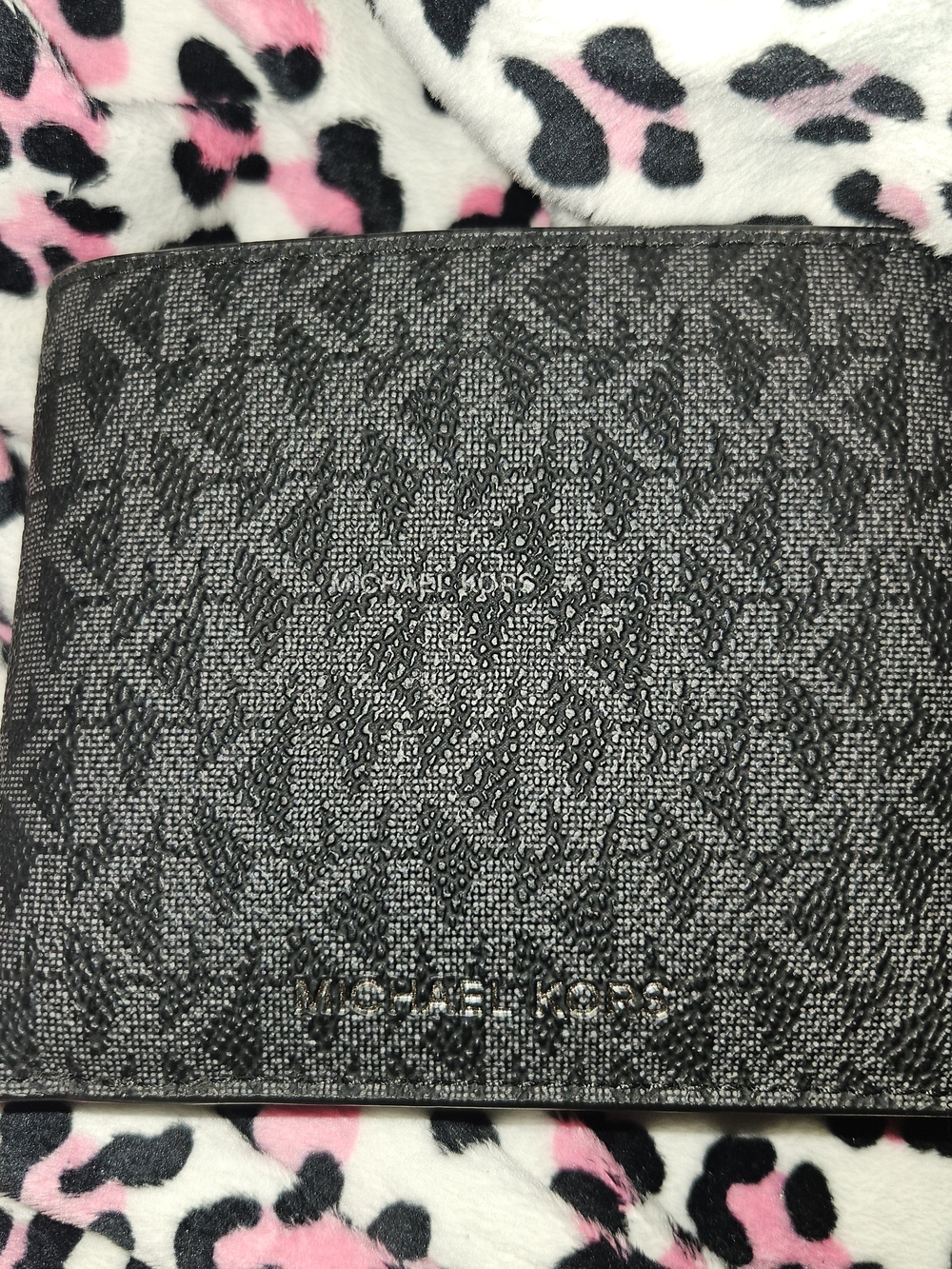Michael Kors Black Logo Bifold Wallet